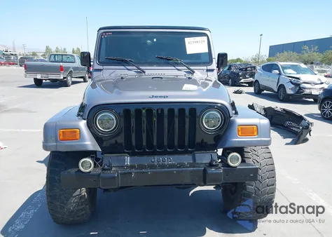 2000 Jeep Wrangler Sahara z USA, uszkodzony, nr VIN 1J4FA59S4YP737885